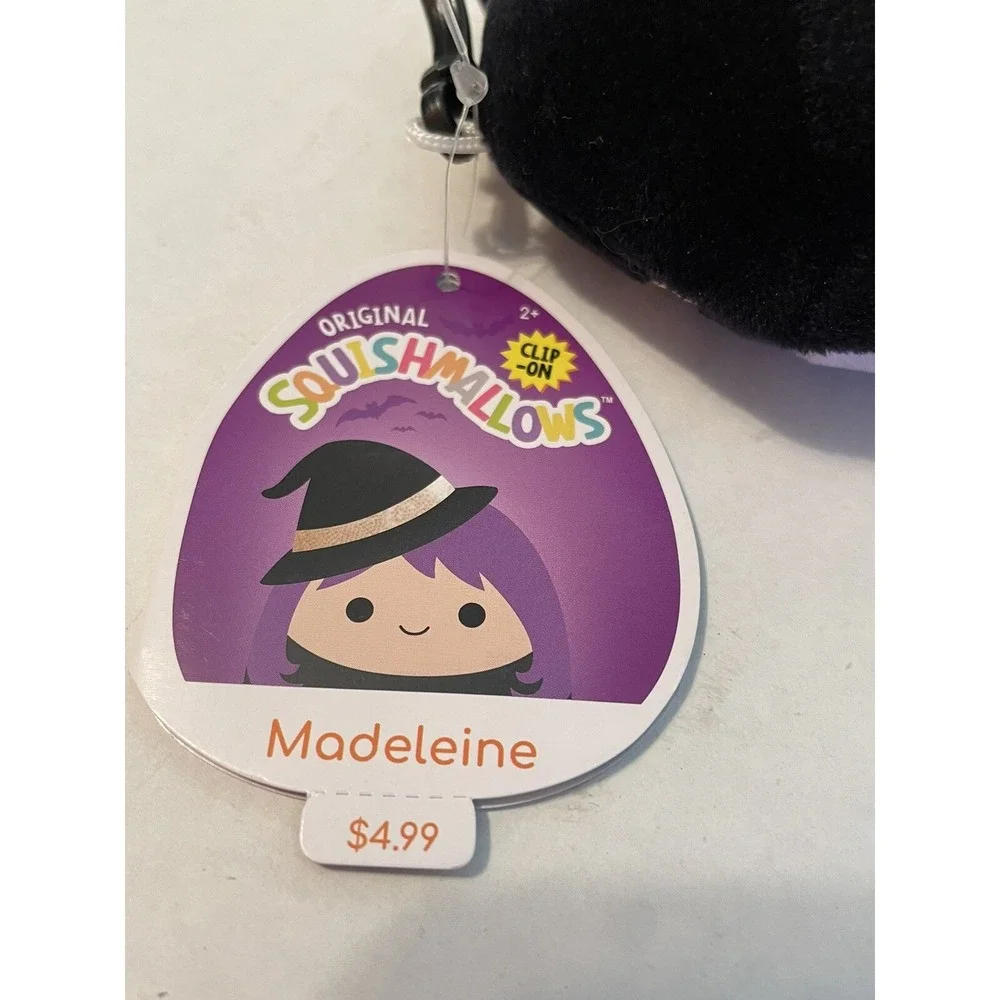 New With Tag 2021 HALLOWEEN‎ SQUISHMALLOWS MADELEINE THE WITCH CLIP ON Madeline